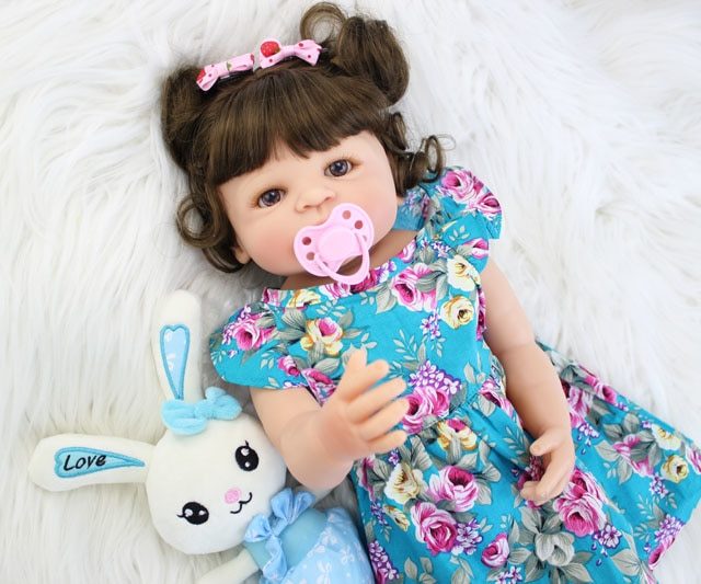 Cool Cuties Pretty Reborn Baby Doll 55 Cm Full Silicone Body